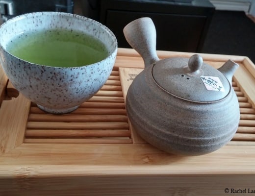 Dégustation d'un sencha.