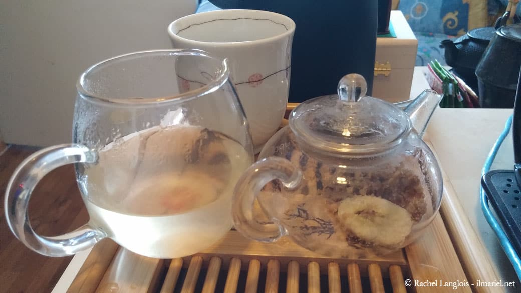 Dégustation d'une tisane