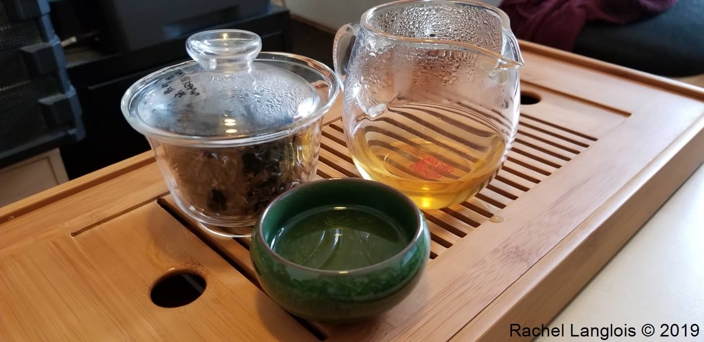 Dégustation d'un oolong